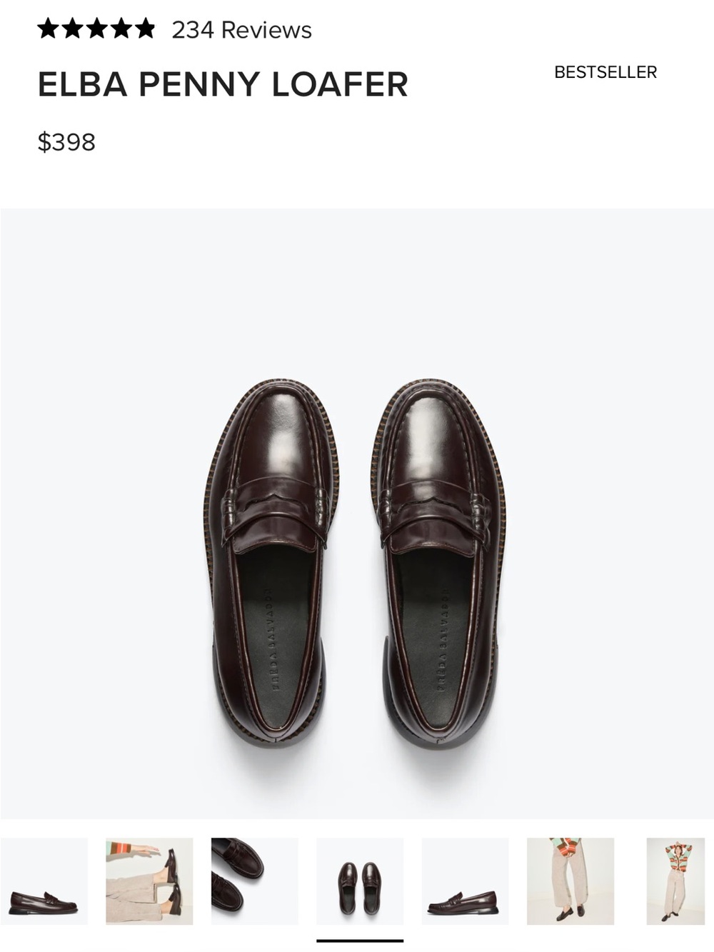 Freda Salvador Elba Penny Loafer
